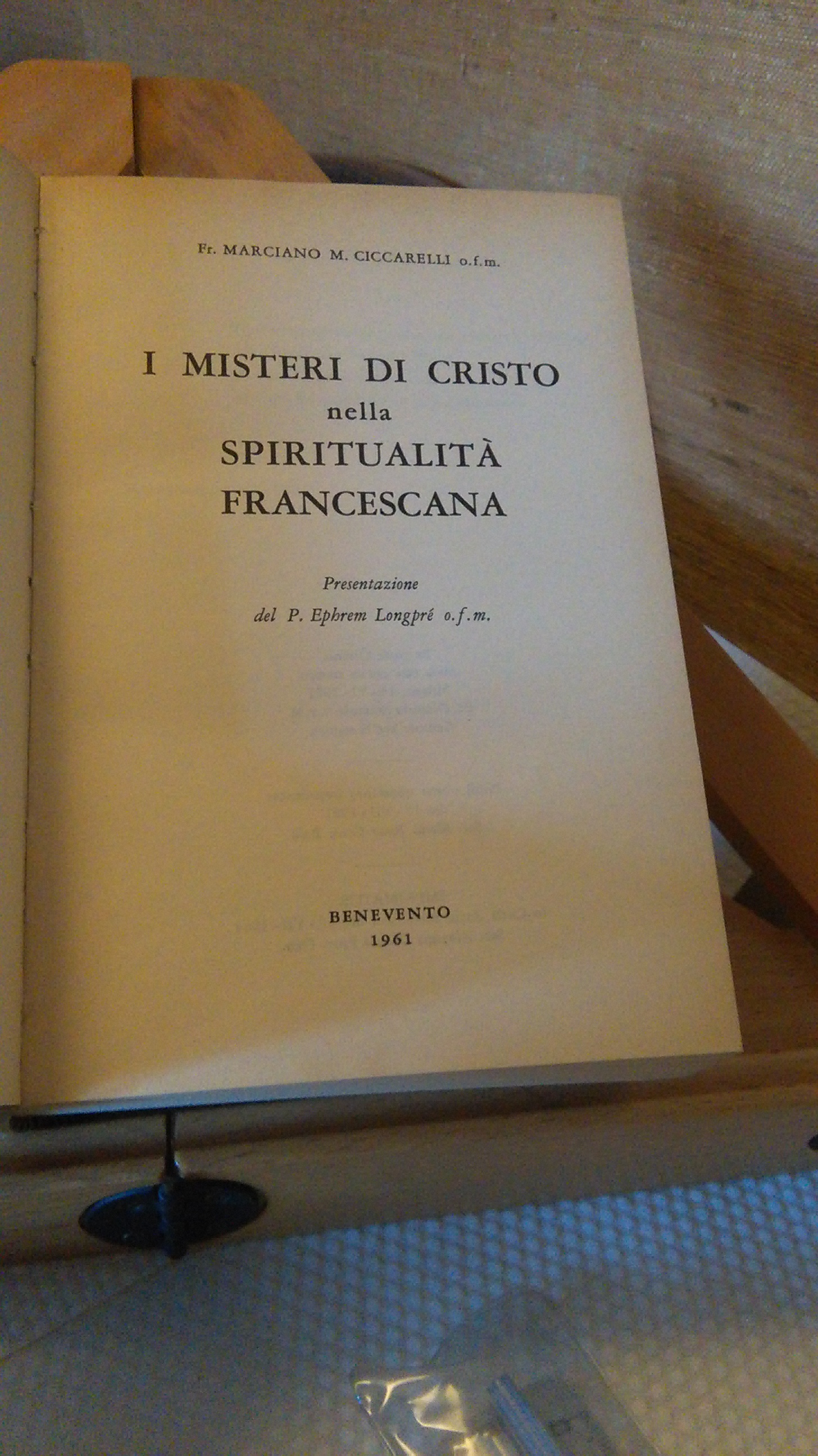 I MISTERI DI CRISTO NELLA SPIRITUALITà FRANCESCANA
