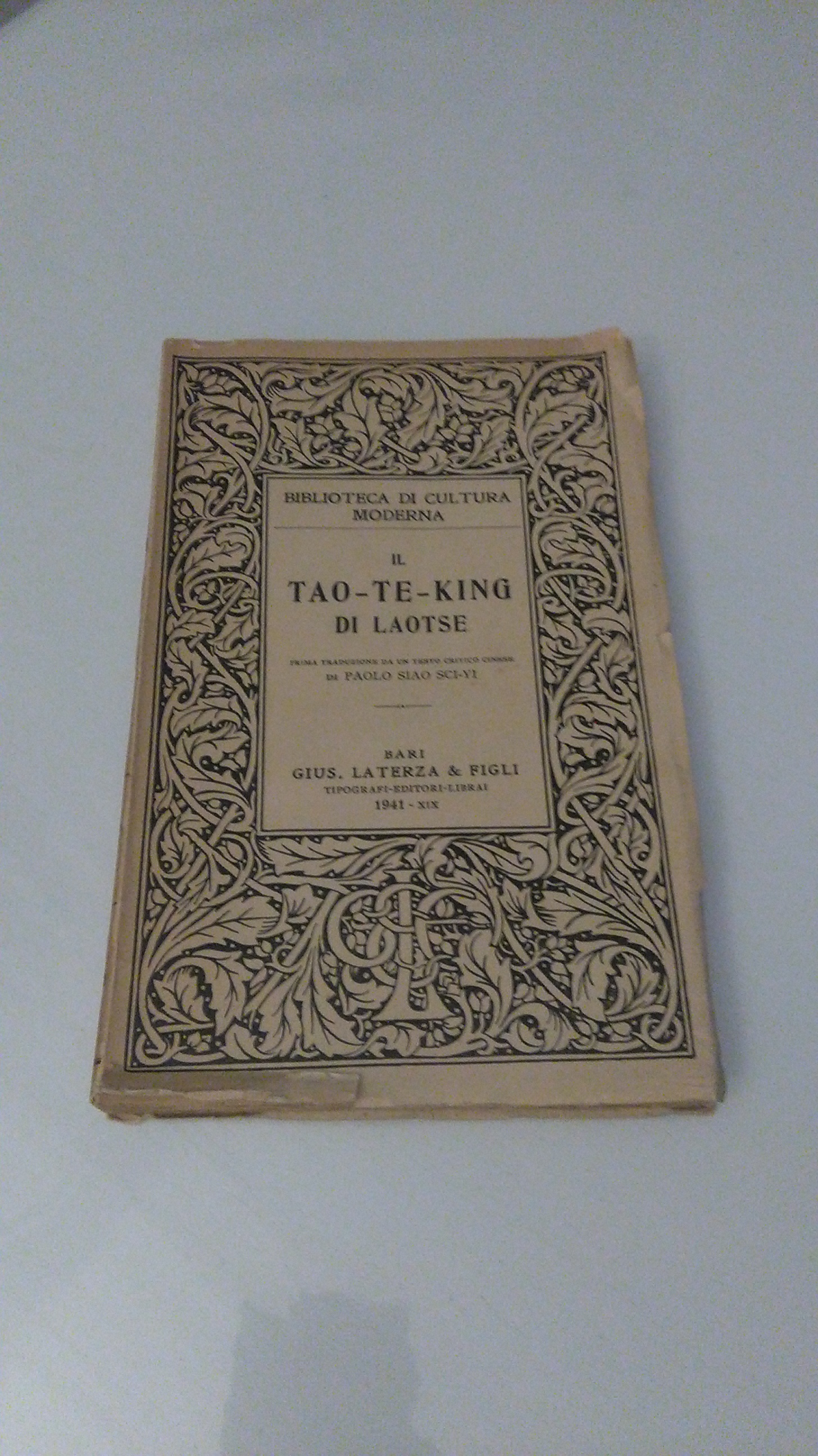 IL TAO TE KING DI LAOTSE