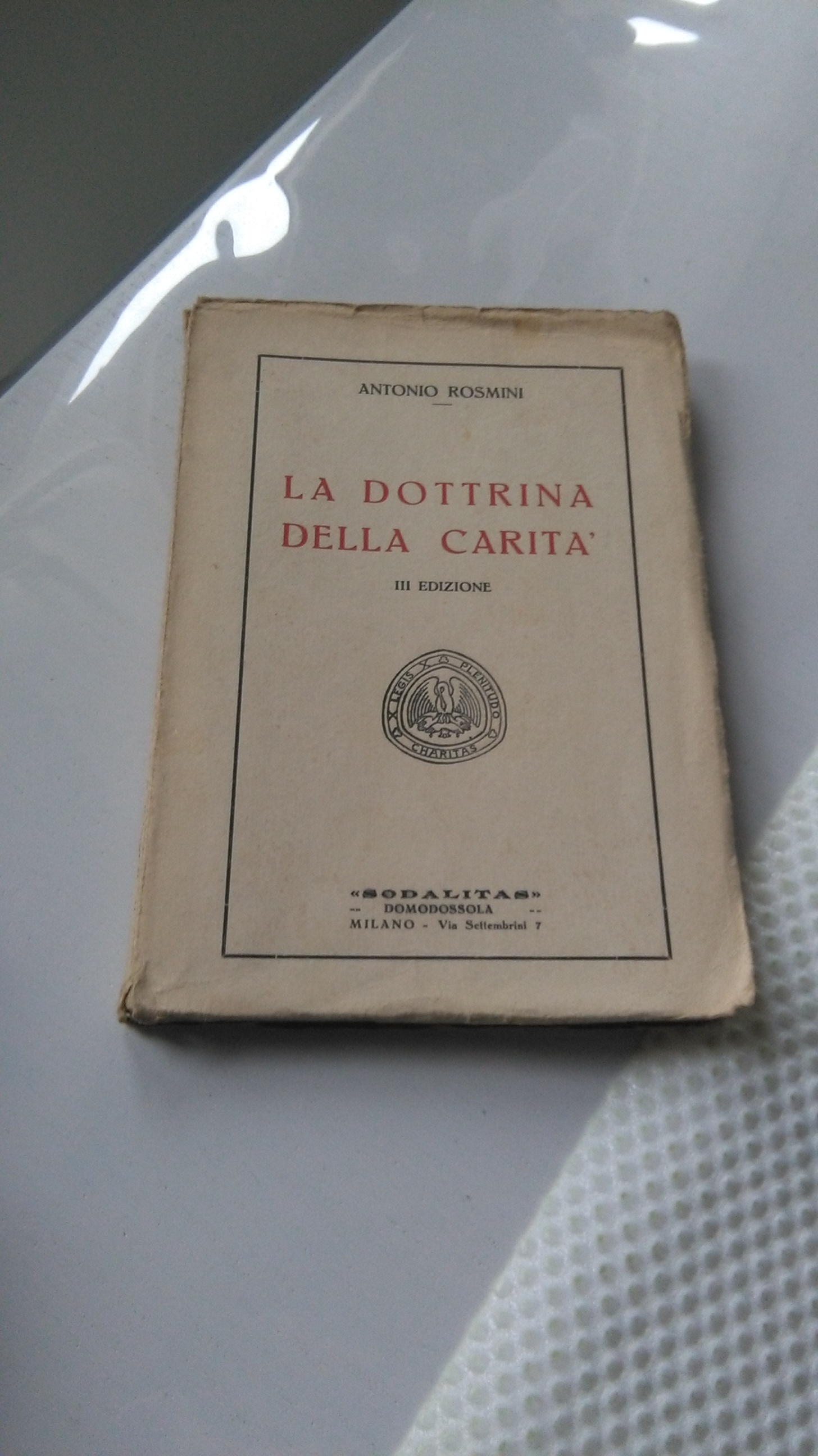 LA DOTTRINA DELLA CARITà