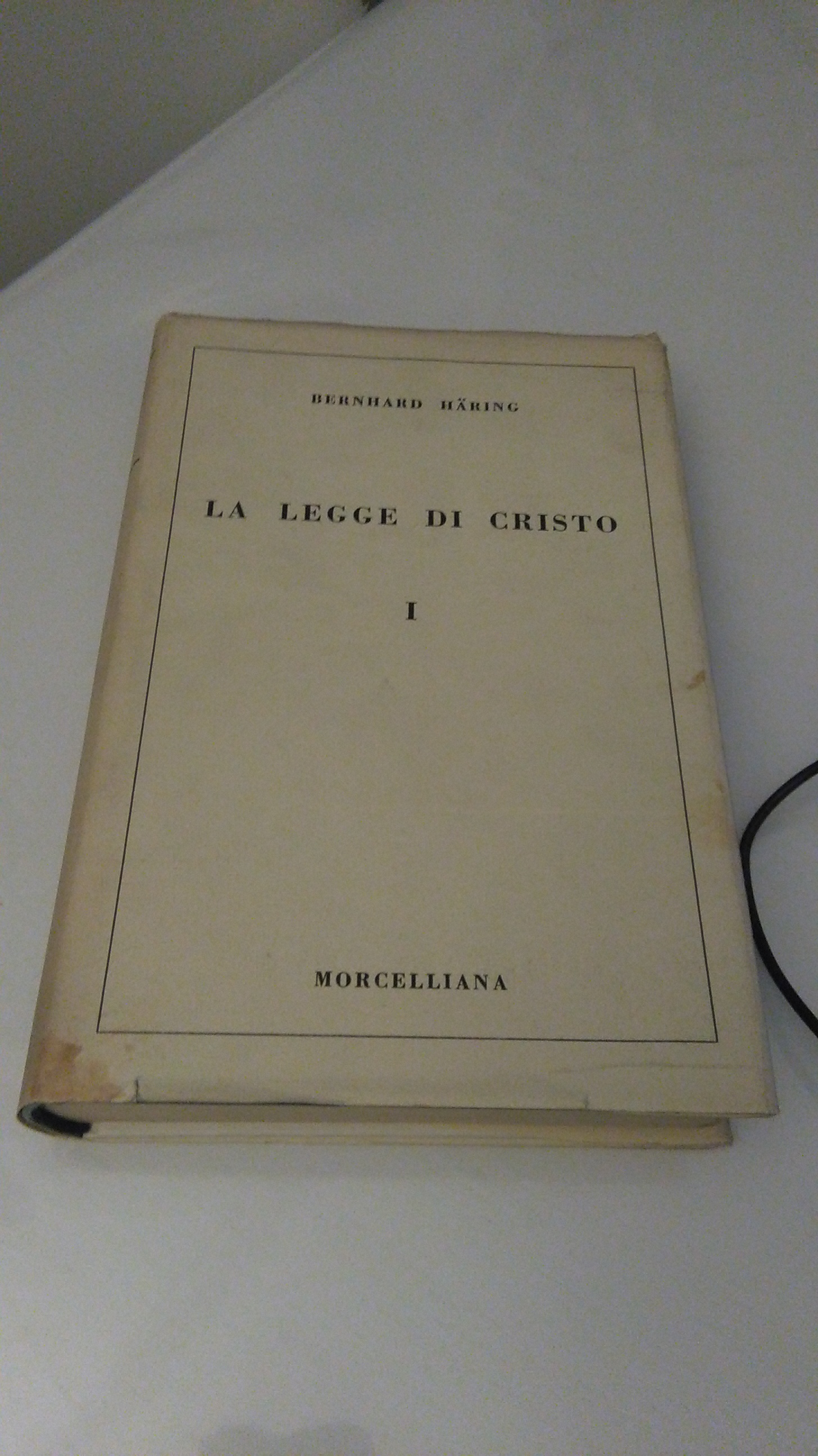 LA LEGGE DI CRISTO I