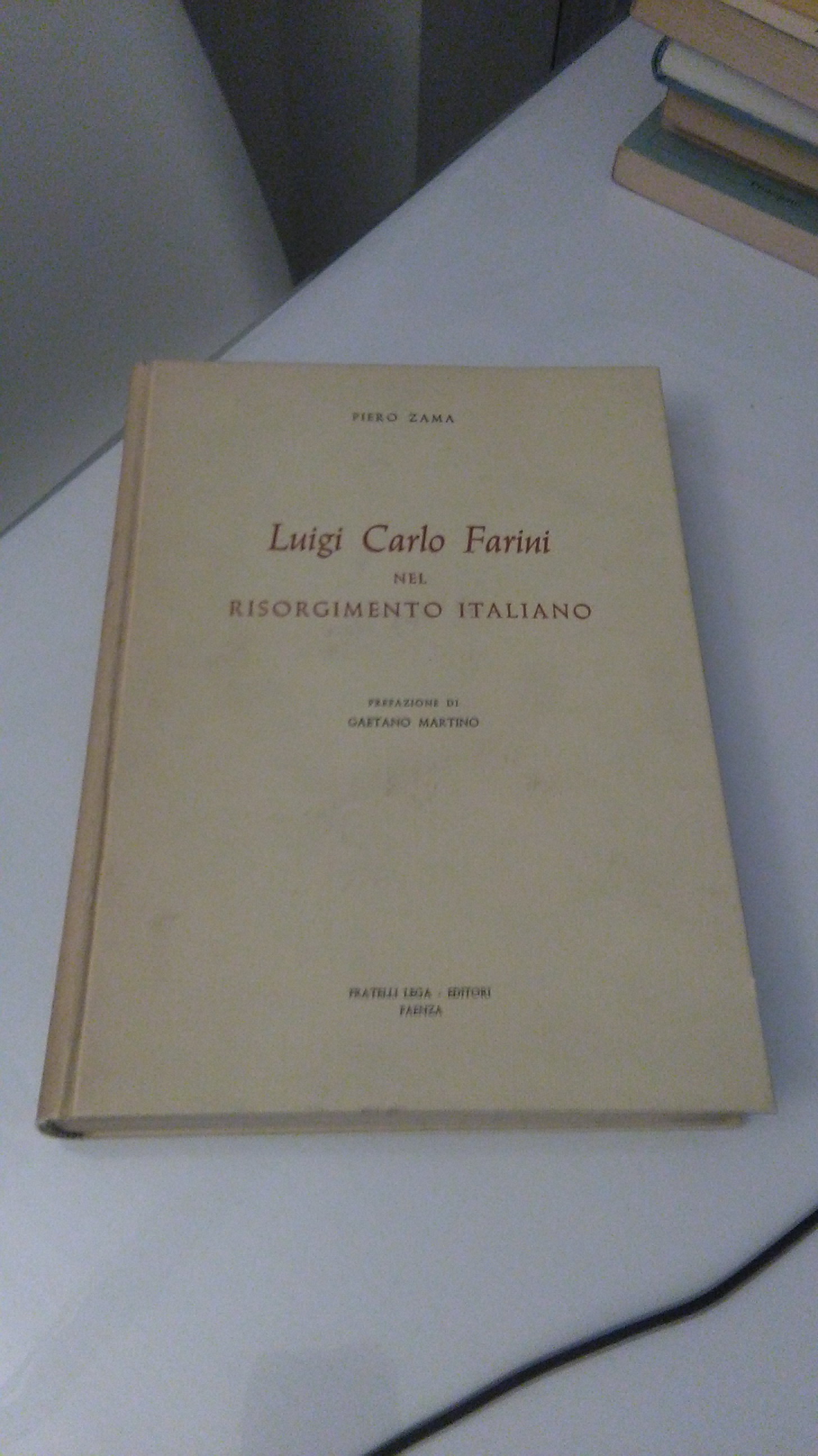 LUIGI CARLO FARINI NEL RISORGIMENTO ITALIANO