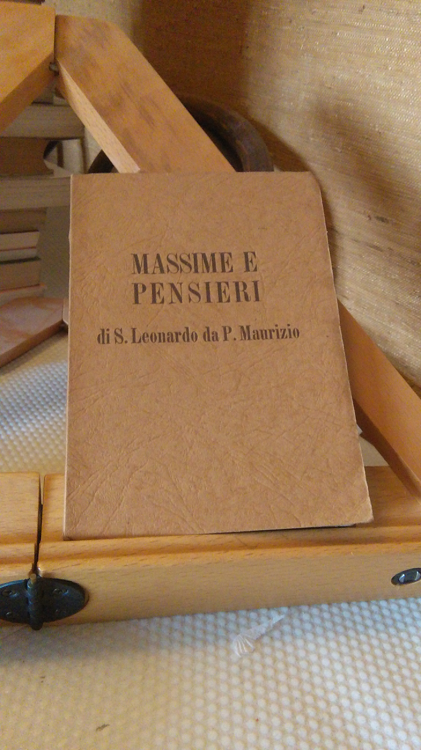 MASSIME E PENSIERI DI S. LEONARDO DA P. MAURIZIO