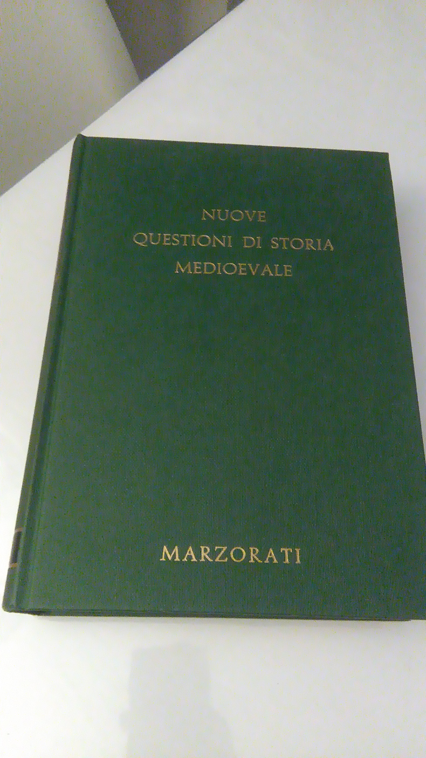 NUOVE QUESTIONI DI STORIA MEDIOEVALE