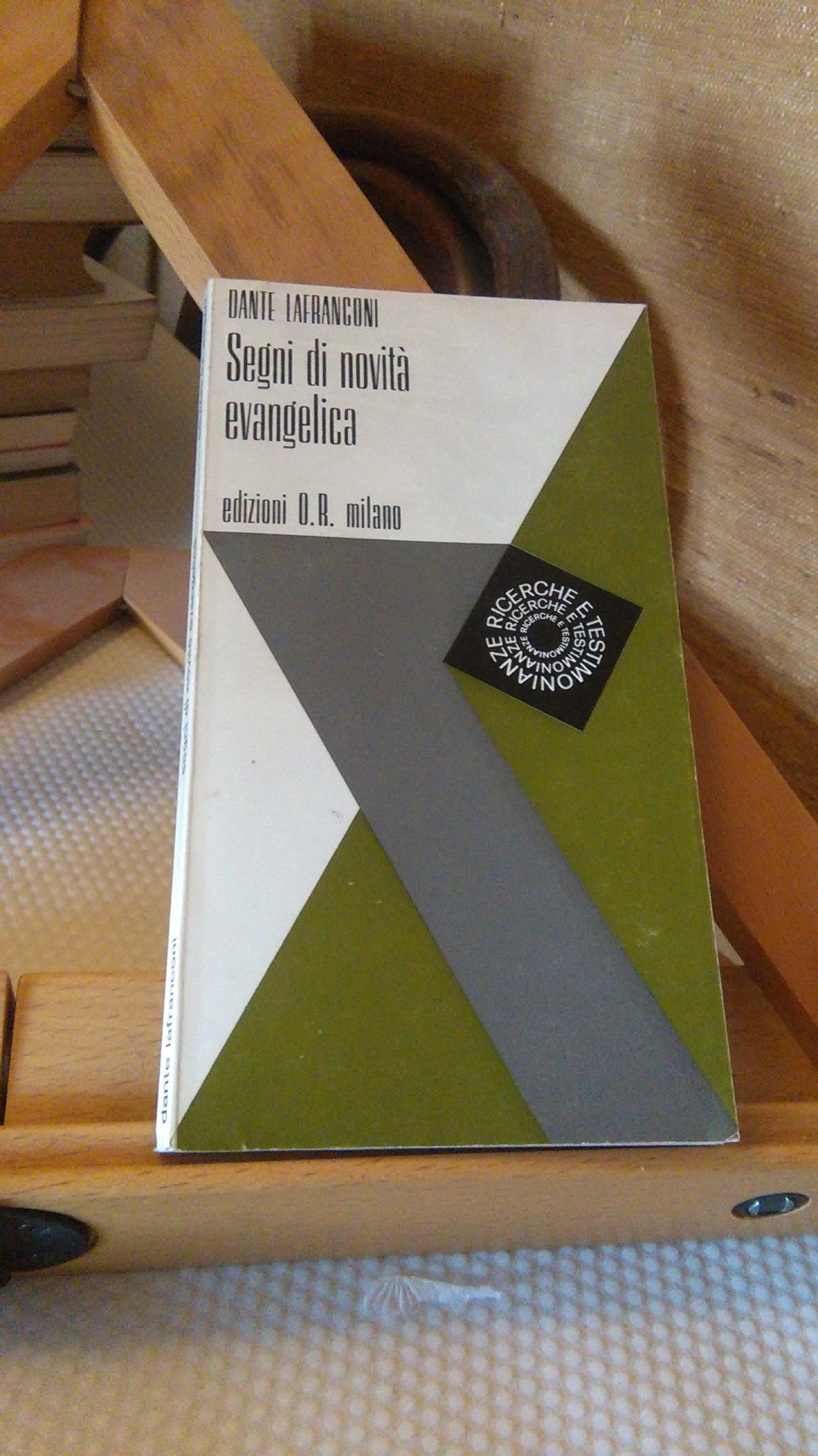 SEGNI DI NOVITà EVANGELICA