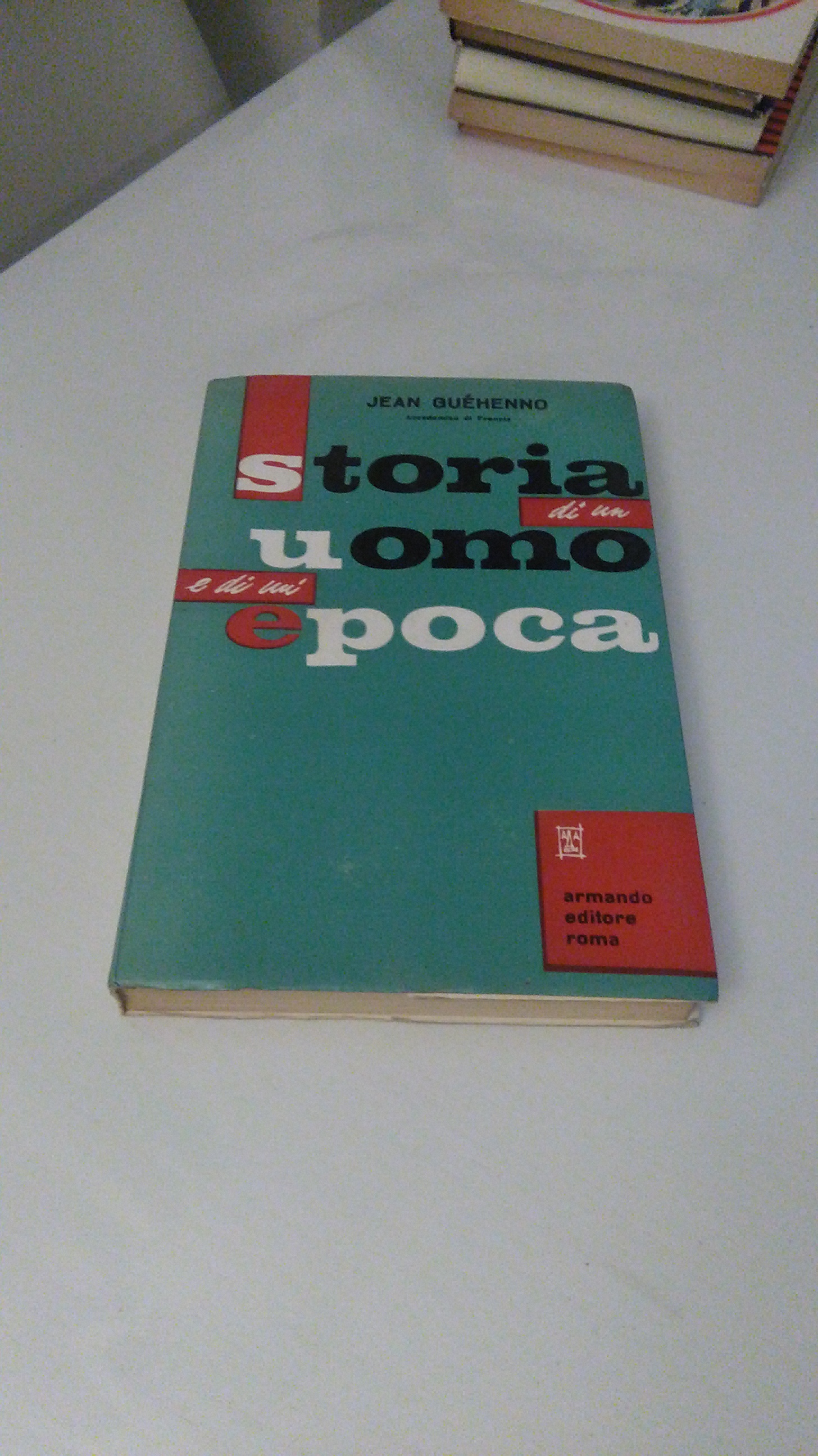STORIA DI UN UOMO E DI UN EPOCA