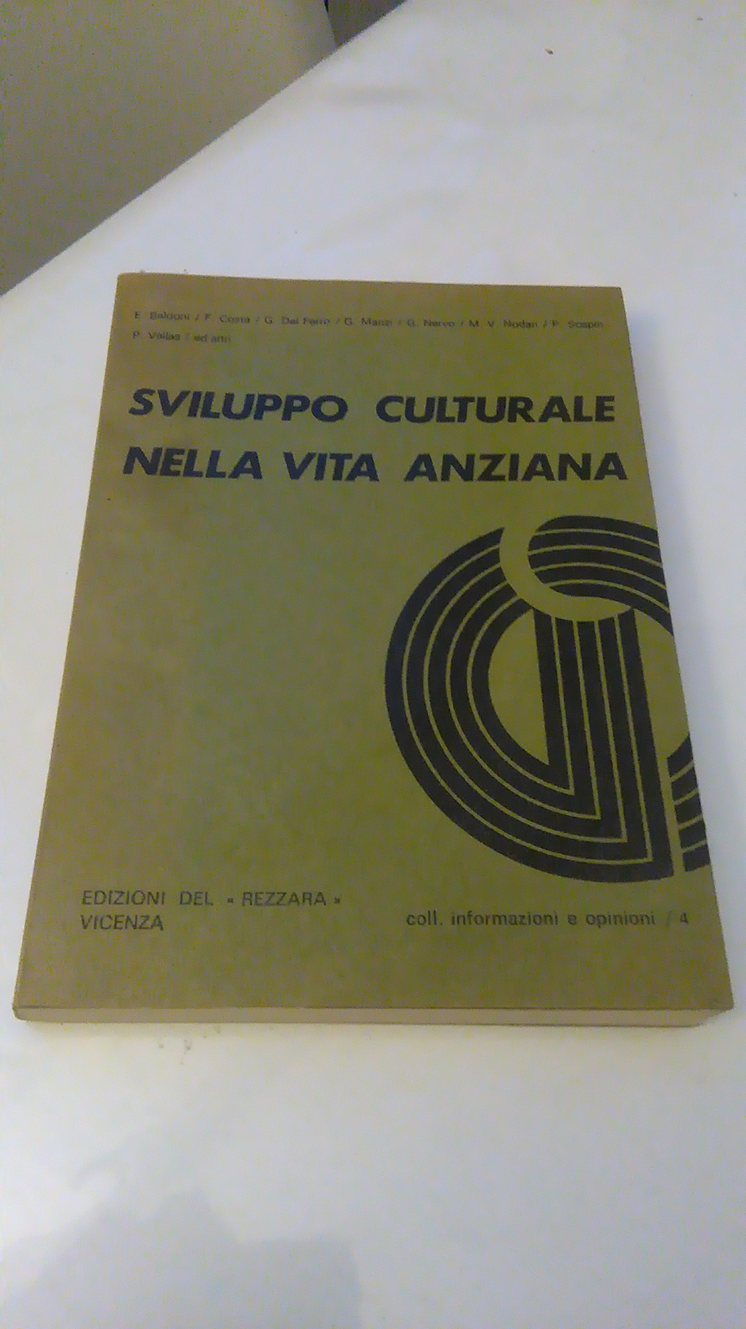 SVILUPPO CULTURALE NELLA VITA ANZIANA
