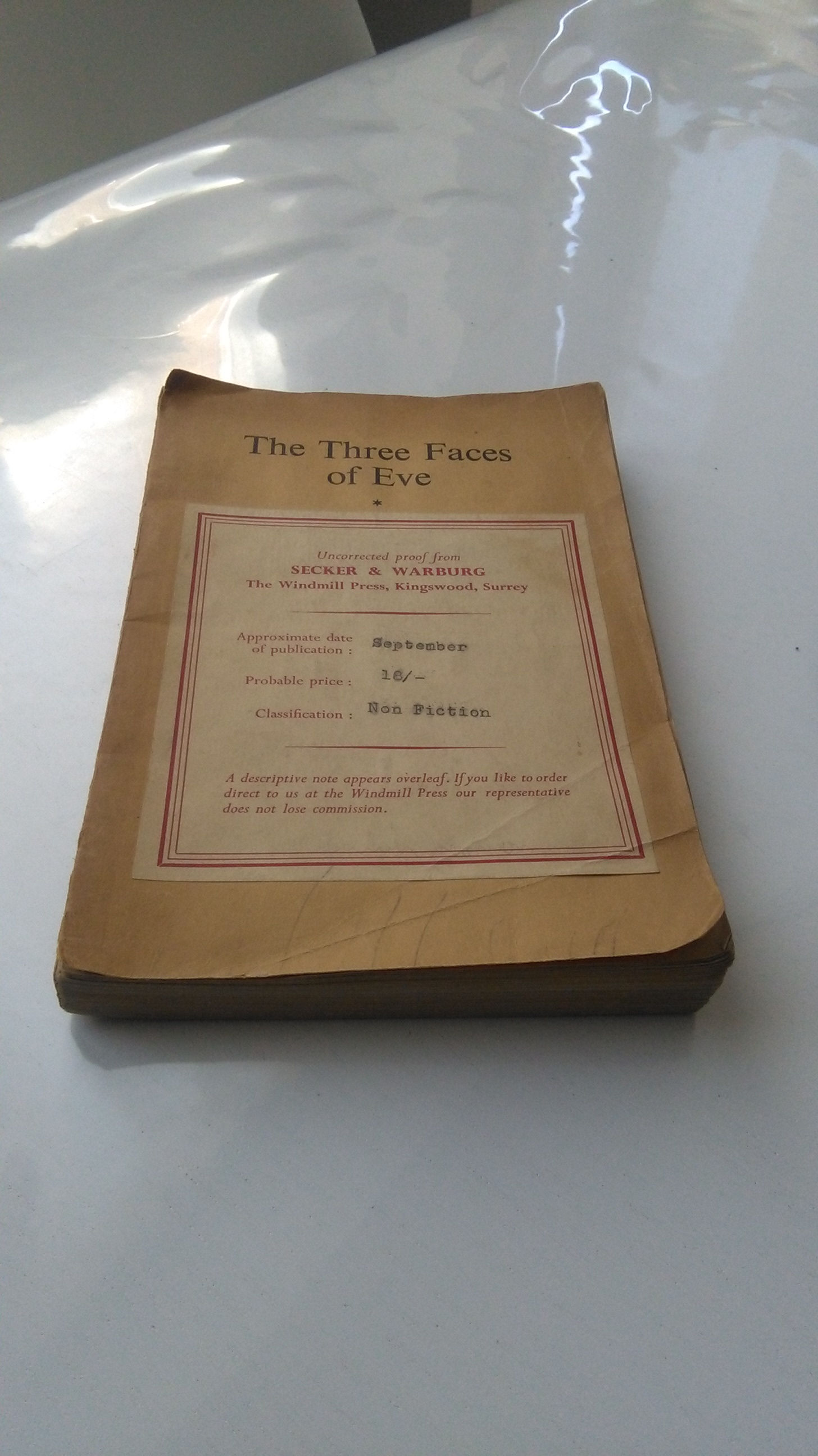 THE THREE FACES OF EVE