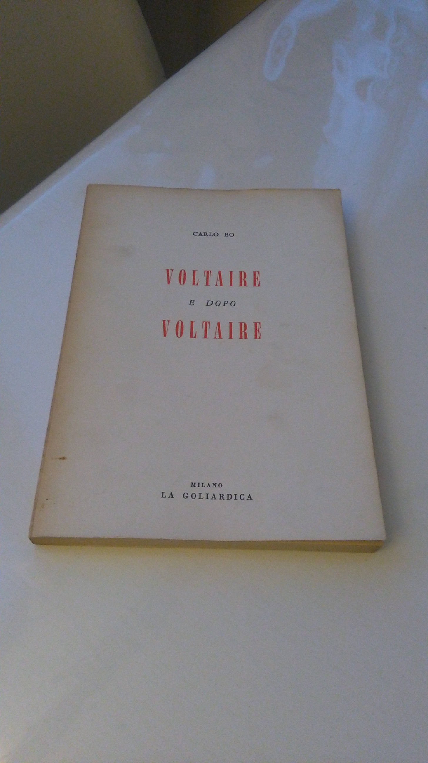 VOLTAIRE E DOPO VOLTAIRE