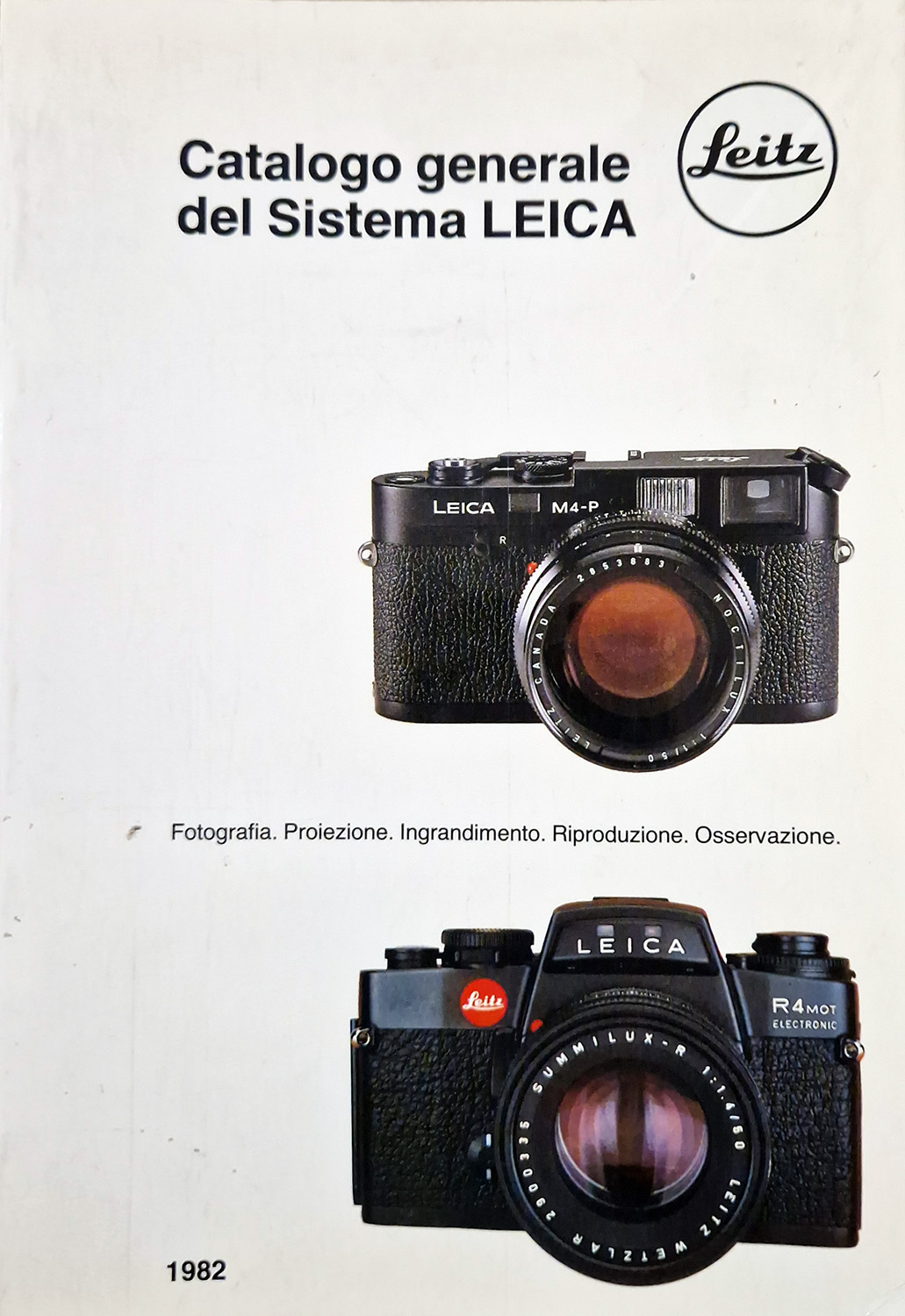 Catalogo generale del Sistema LEICA.