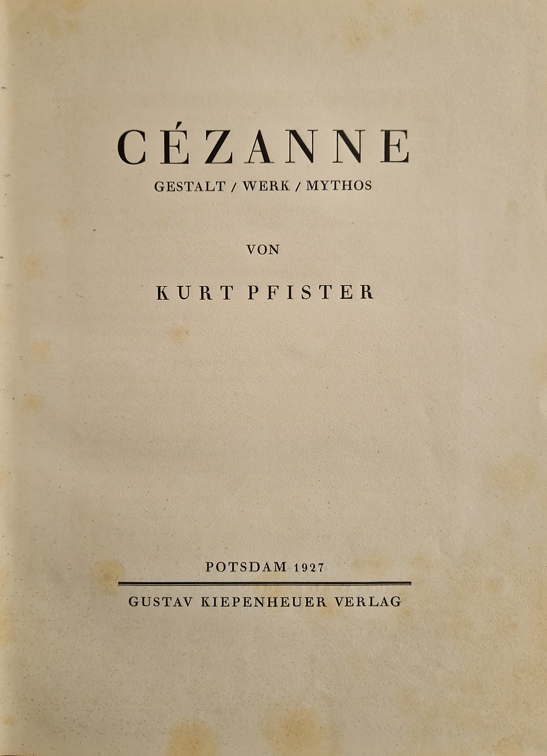 Cézanne.