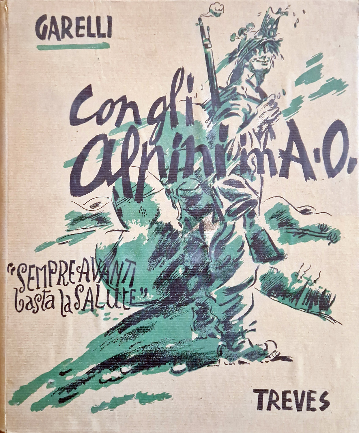Con gli alpini in A.O. "Sempre avanti basta la salute".