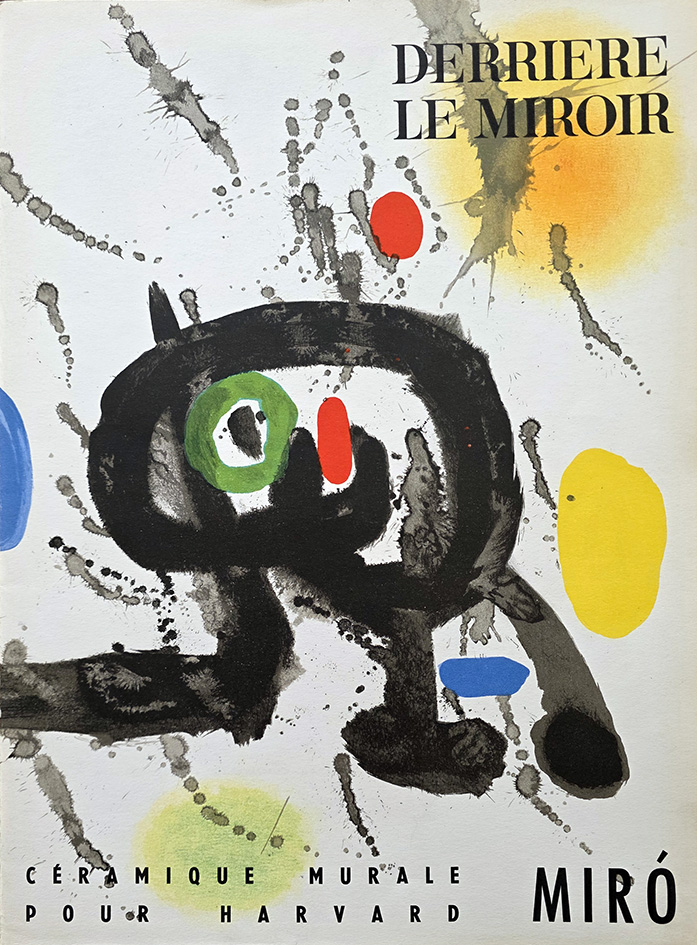 Derrière le Miroir n.°123 Février 1961. Céramique murale pour Harvard. …