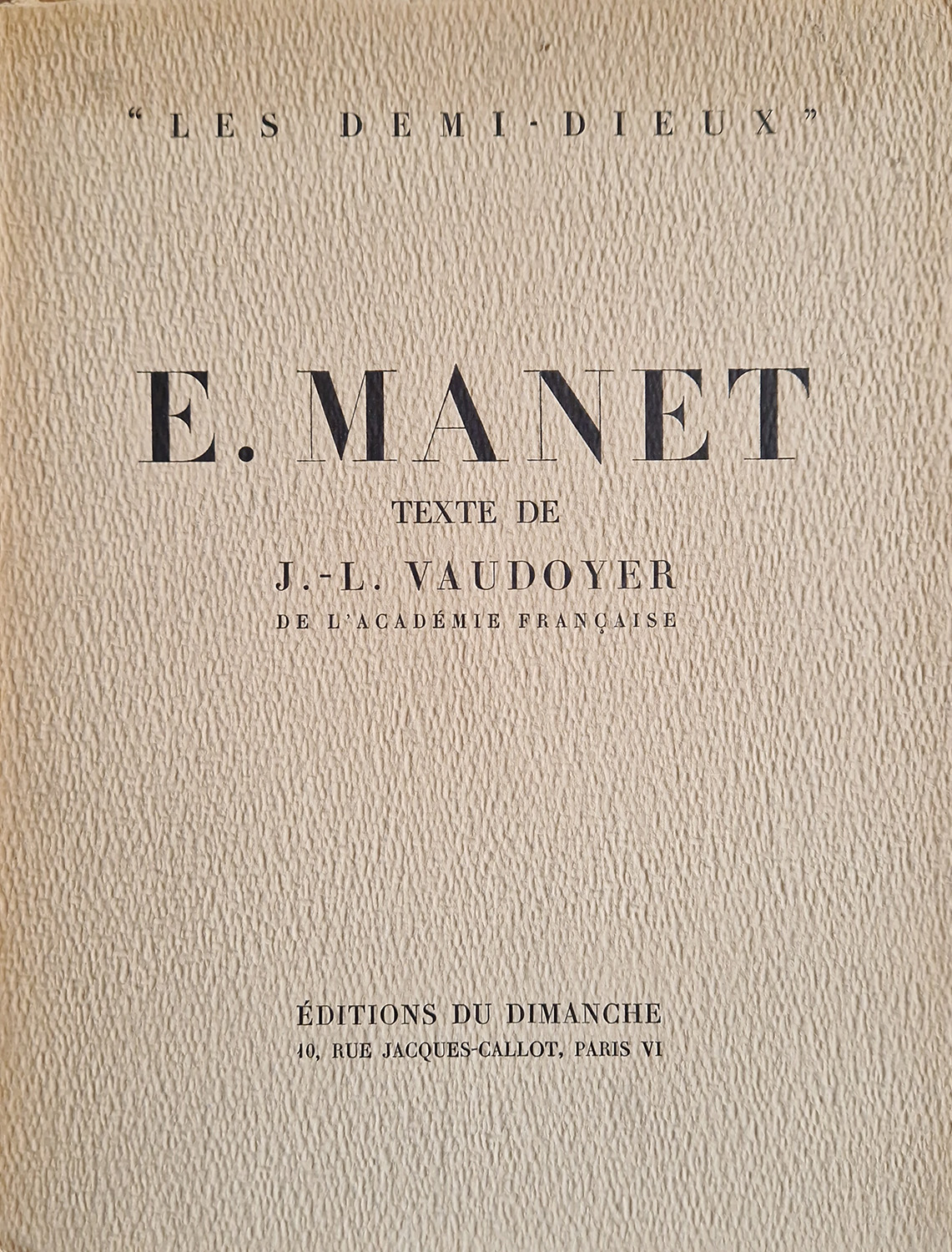 Edouard Manet.
