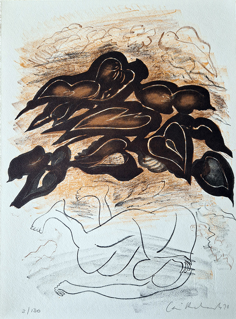 Elegiac Sonnet. Con due litografie originali a colori di Ceri …