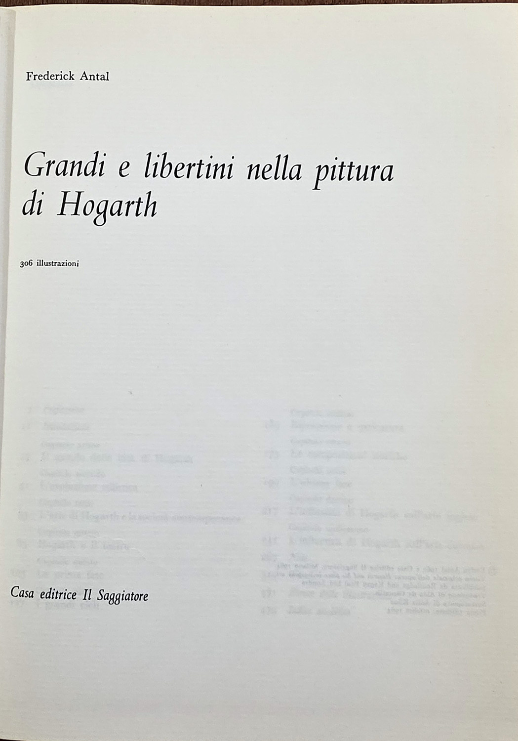 Grandi e libertini nella pittura di Hogarth.