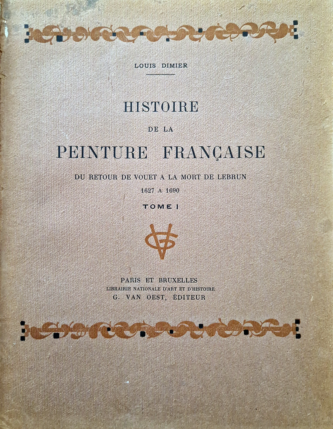 Histoire de la peinture Francaise des origines au retour de …