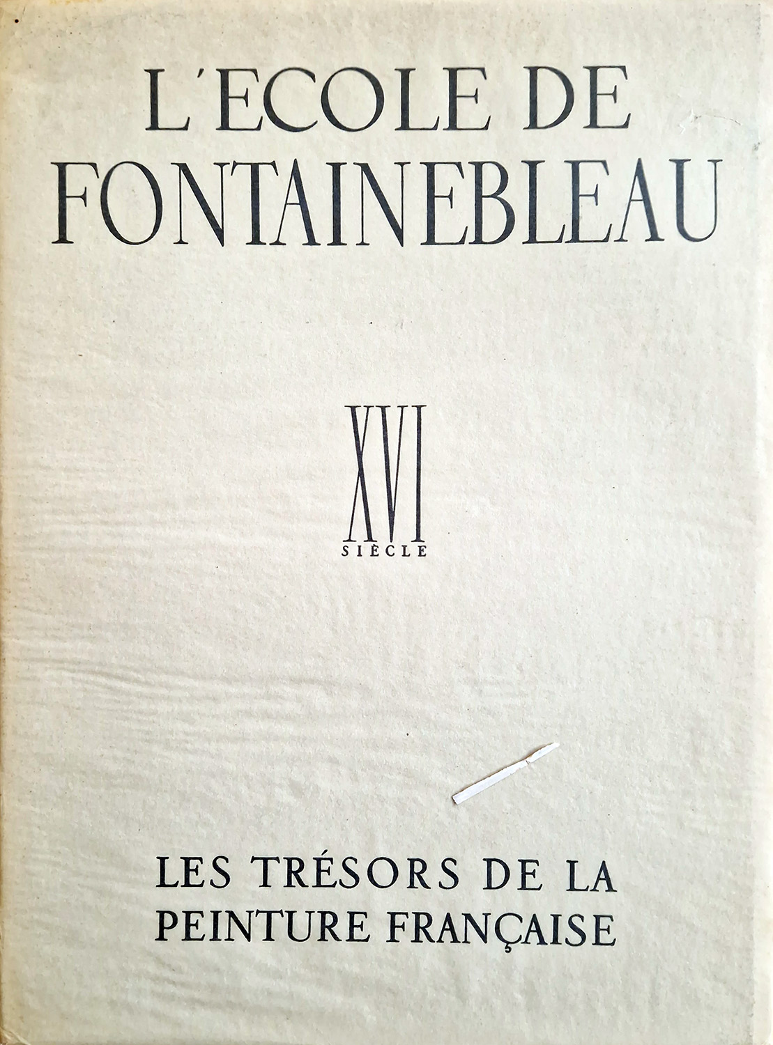 L'école de Fontainebleau.