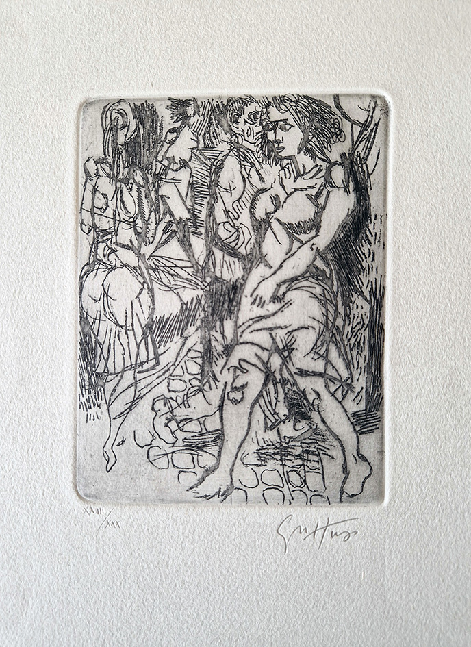 Le strade. Cantata inedita di Raffele Carrieri. 8 incisioni originali …