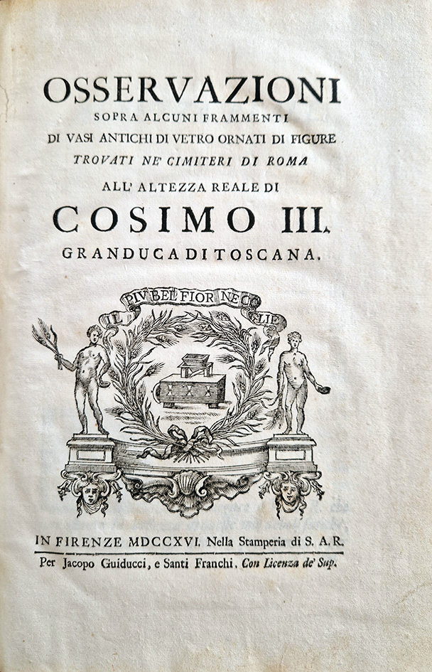 Osservazioni sopra alcuni frammenti di vasi antichi di vetro ornati …
