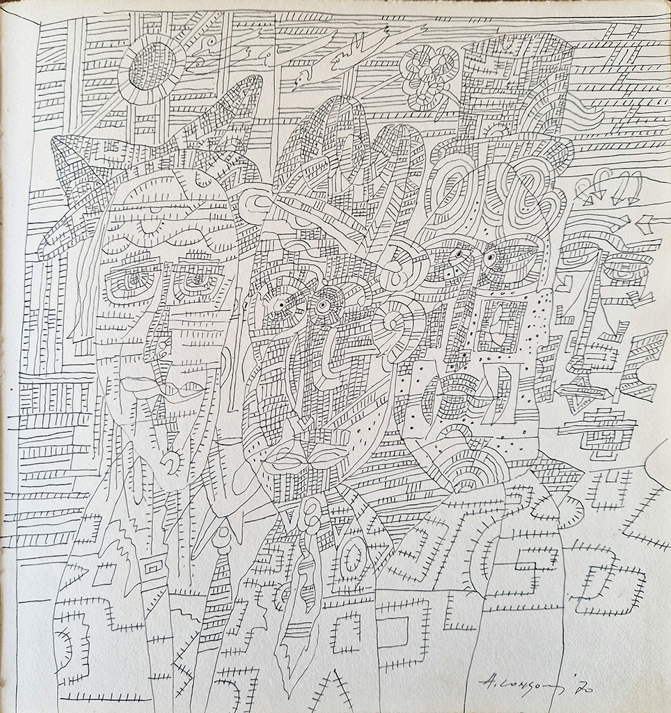 "Sonenò II°" 70/71. Cahier d'artiste.