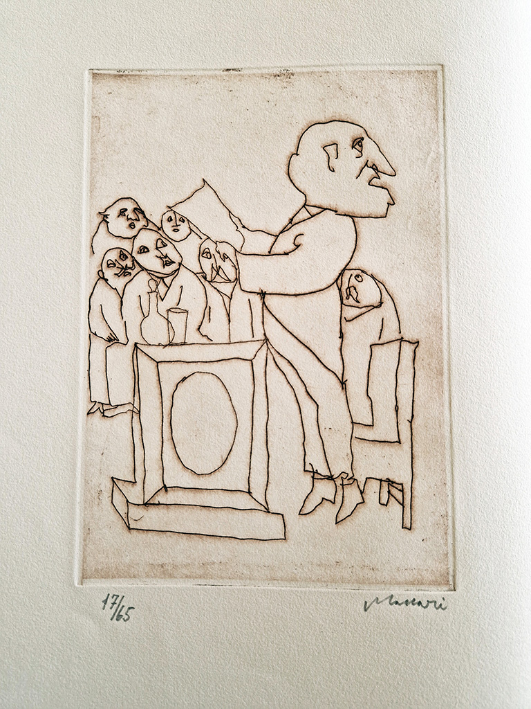 Su Maccari. Con dieci acqueforti.