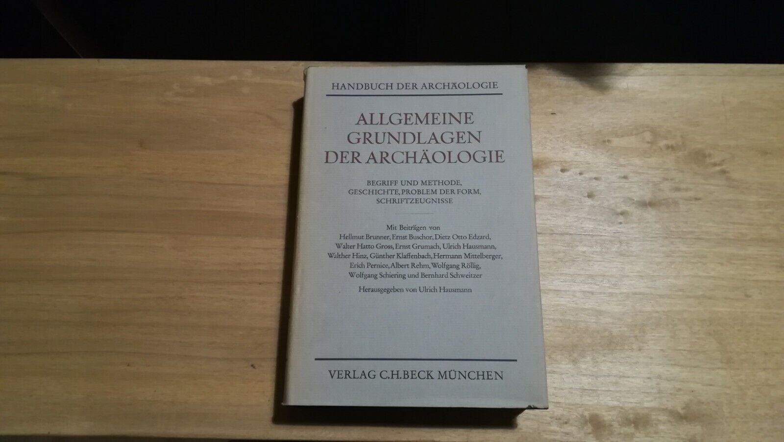 Allgemeine grundlagen der archaologie