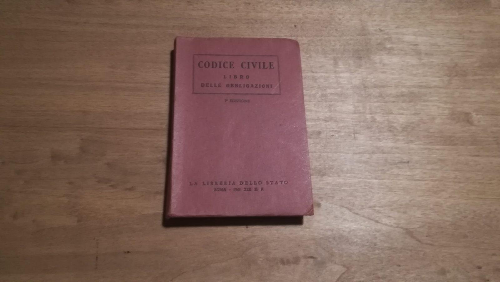 Codice Civile. Libro delle obbligazioni