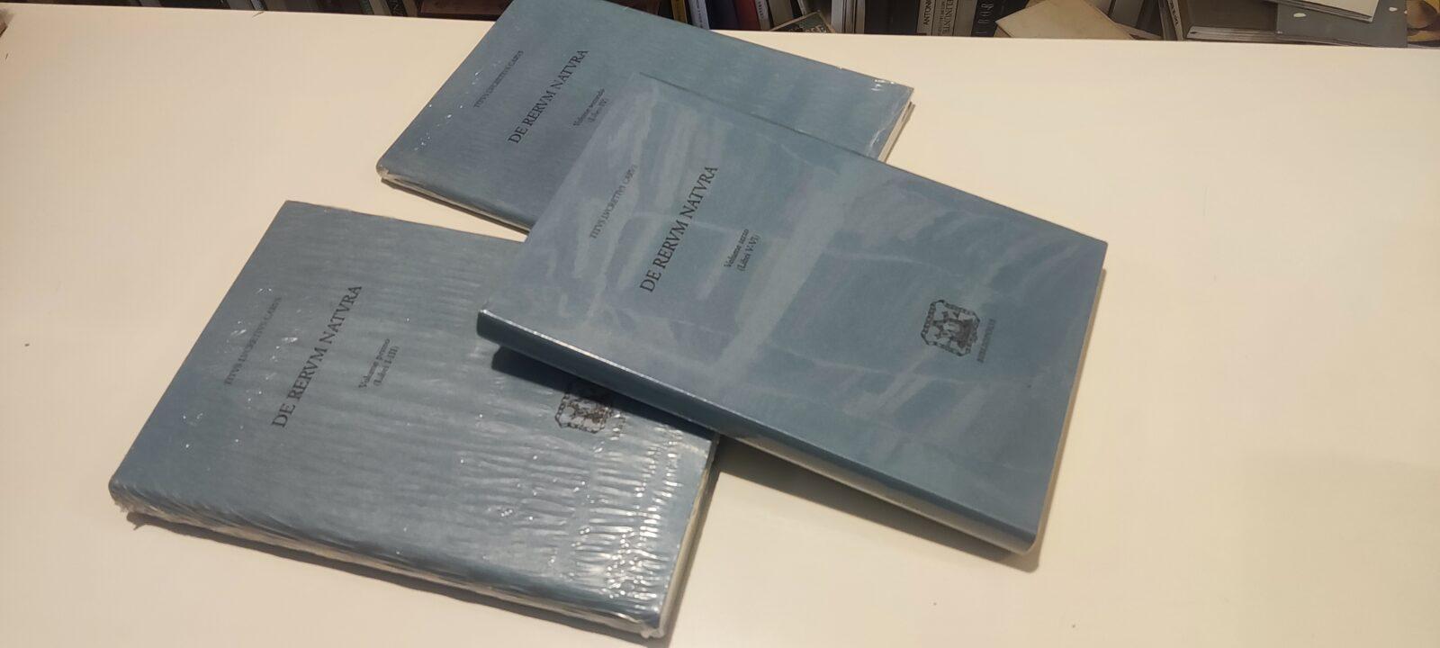 De Rerum Natura 3 Volumi, libri I-VI