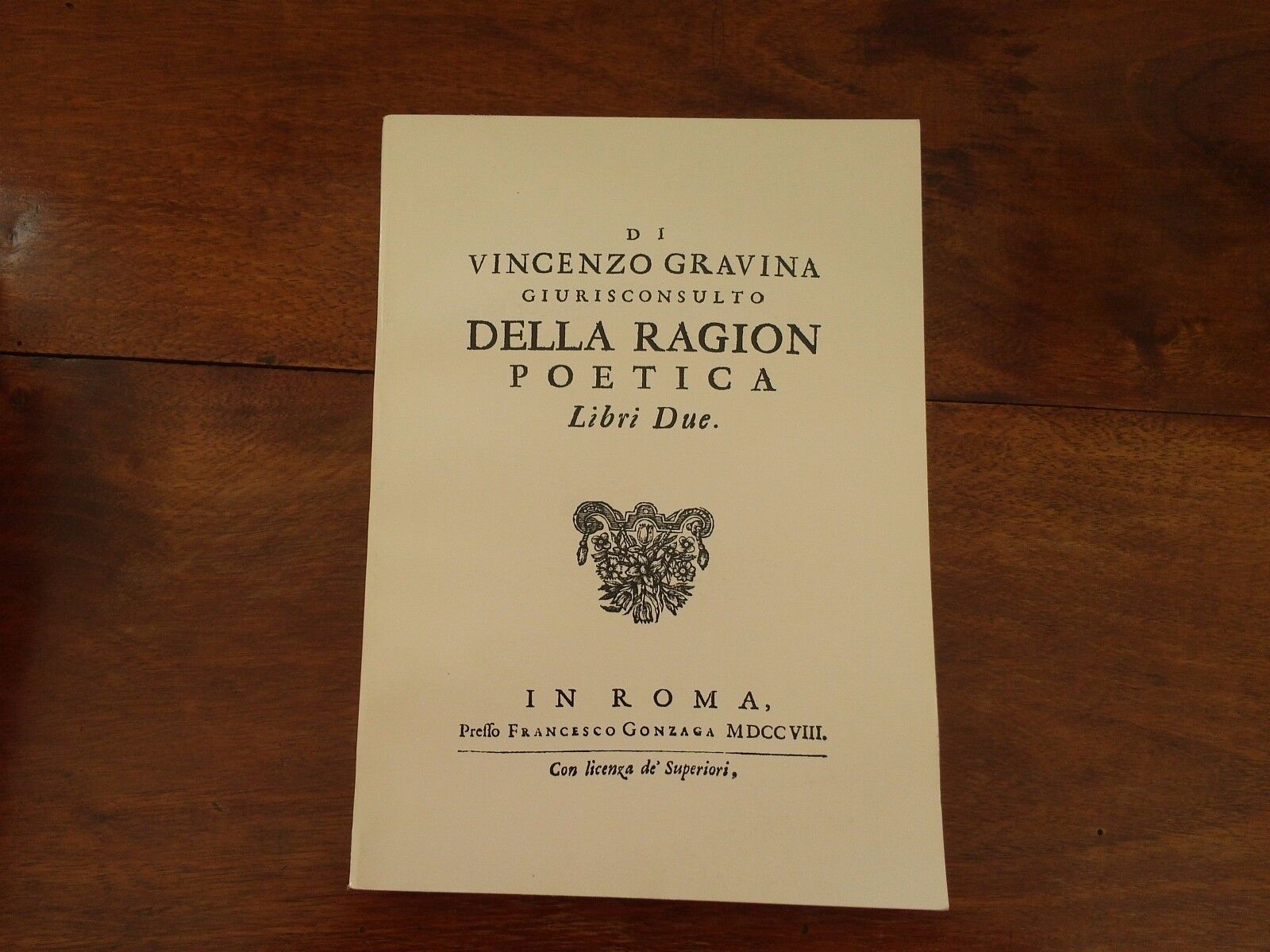 Della ragion poetica. Libri due