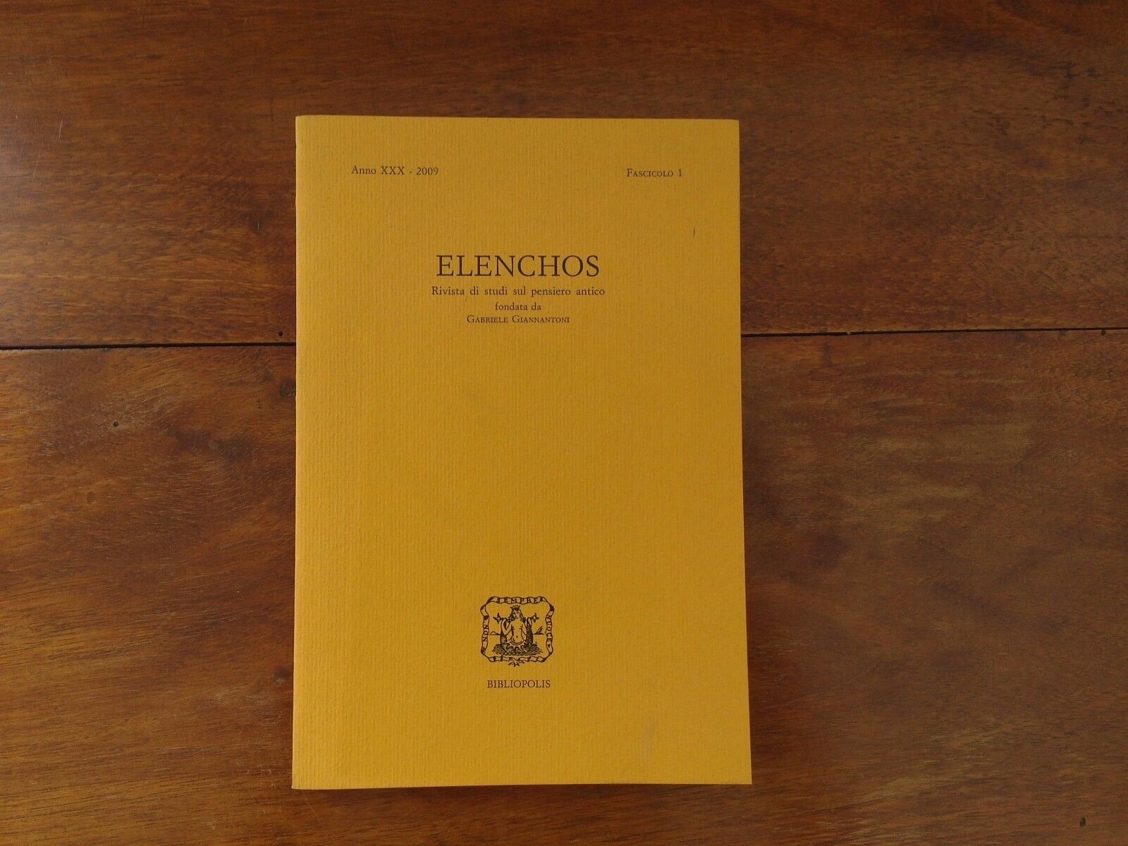 Elenchos - Anno XXX - 2009 - Fascicolo 1