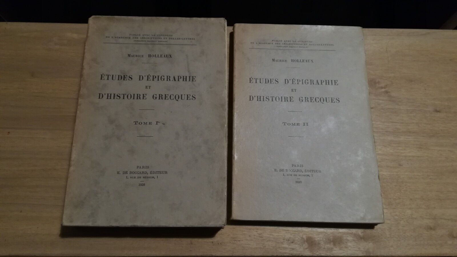 Etudes d'иpigraphie et d'histoire grecques. 2 vol