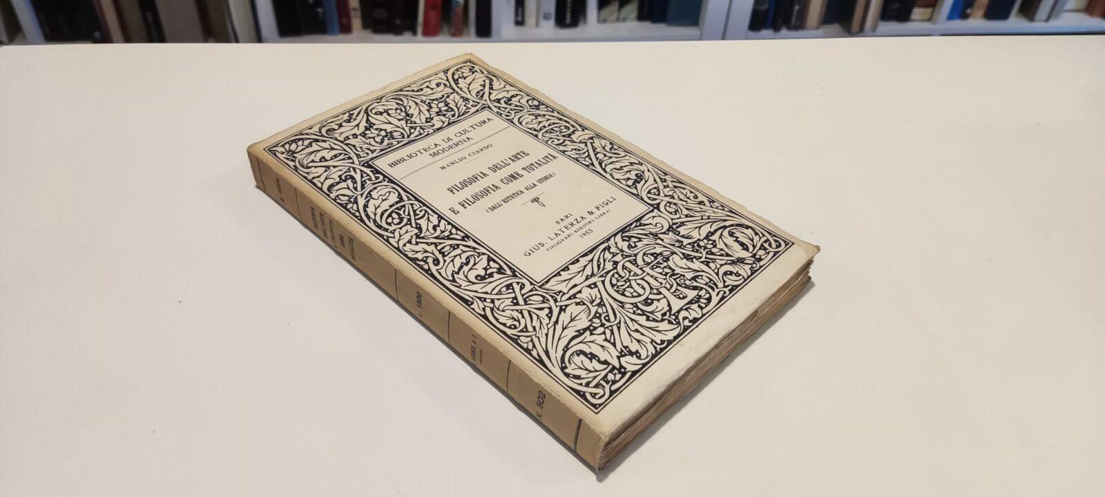 Filosofia dell'arte e filosofia come totalità