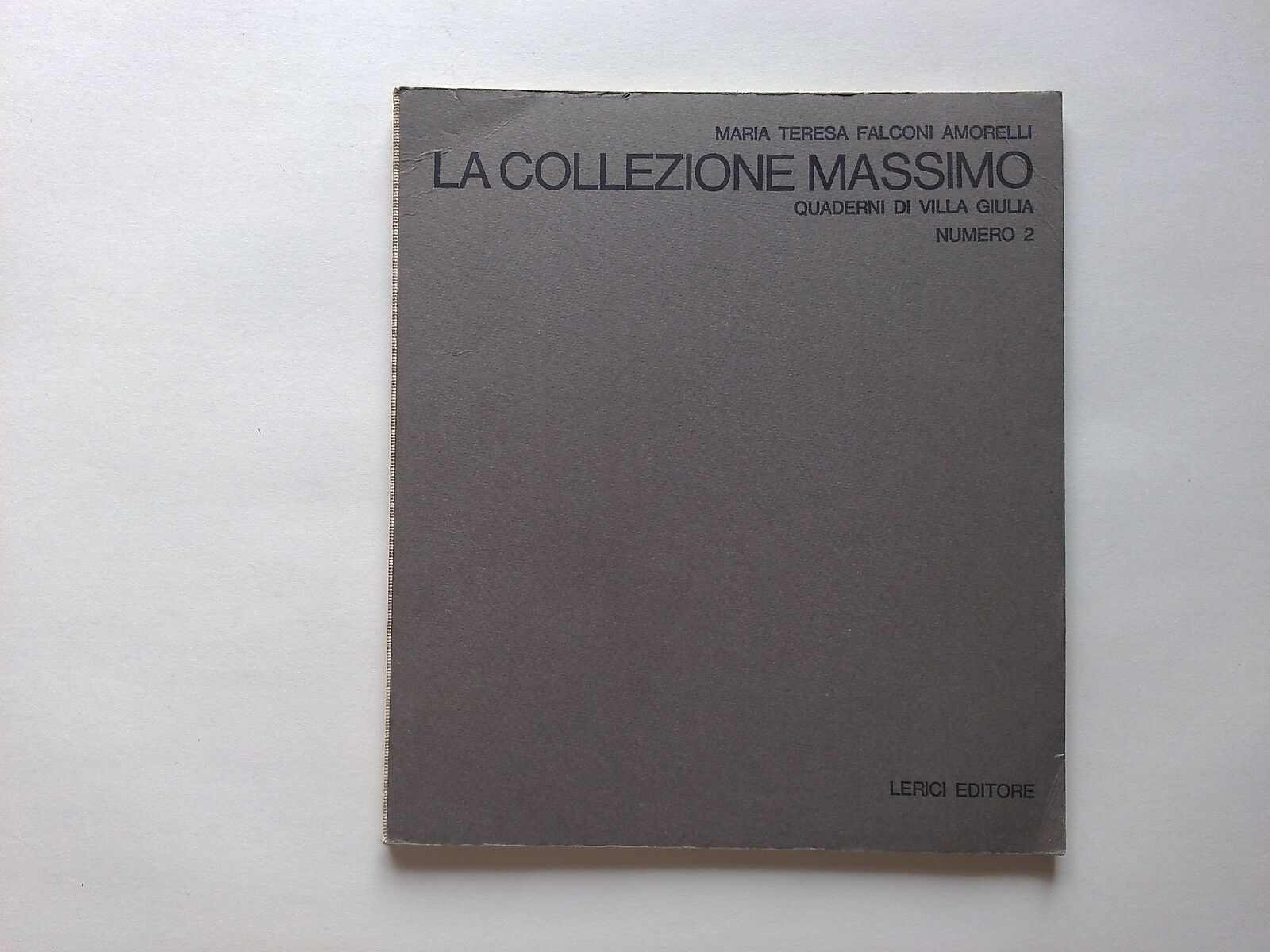 La Collezione Massimo, Quaderni di Villa Giulia numero 2