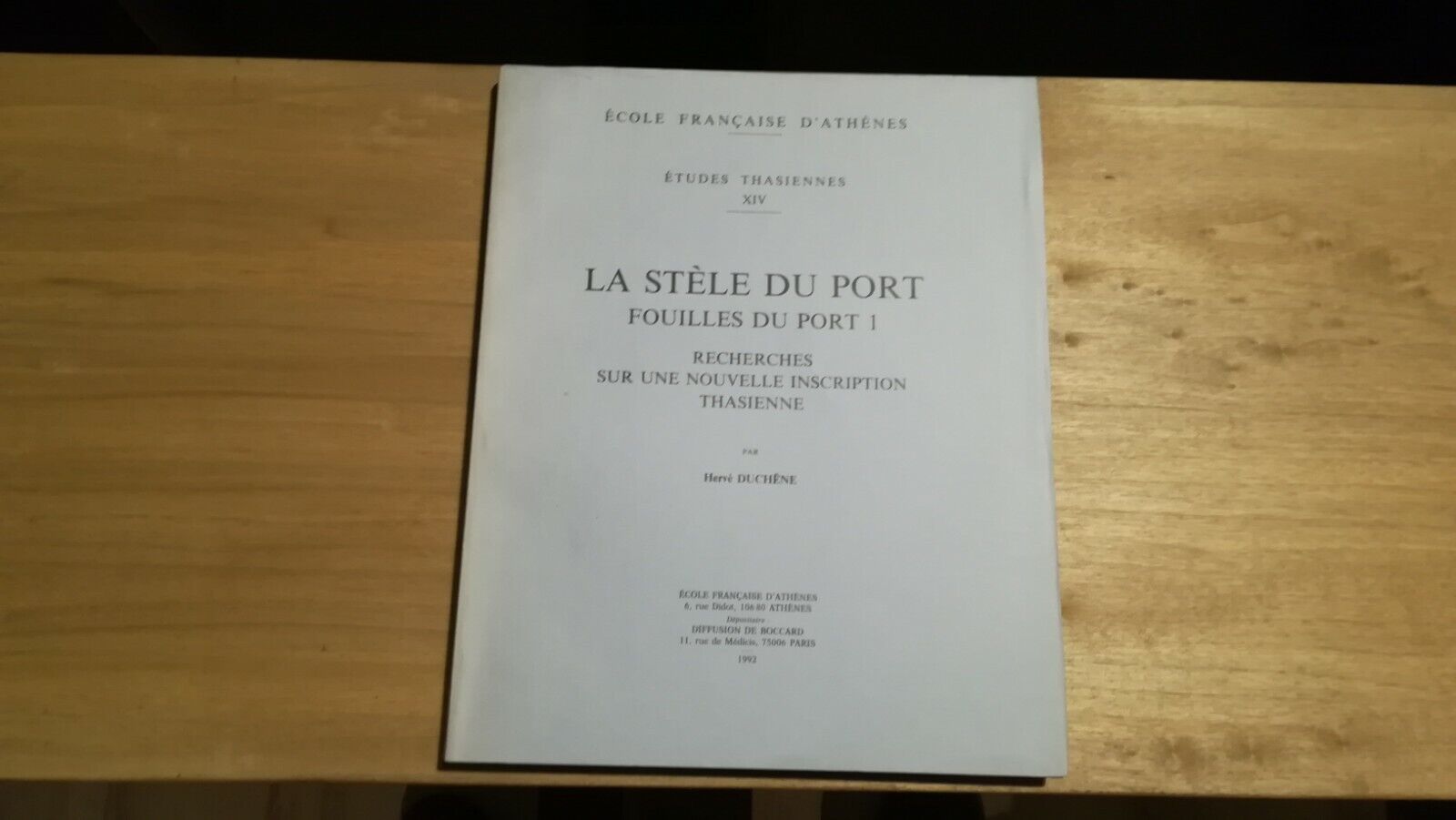 La stиle du Port. Fouilles du port 1