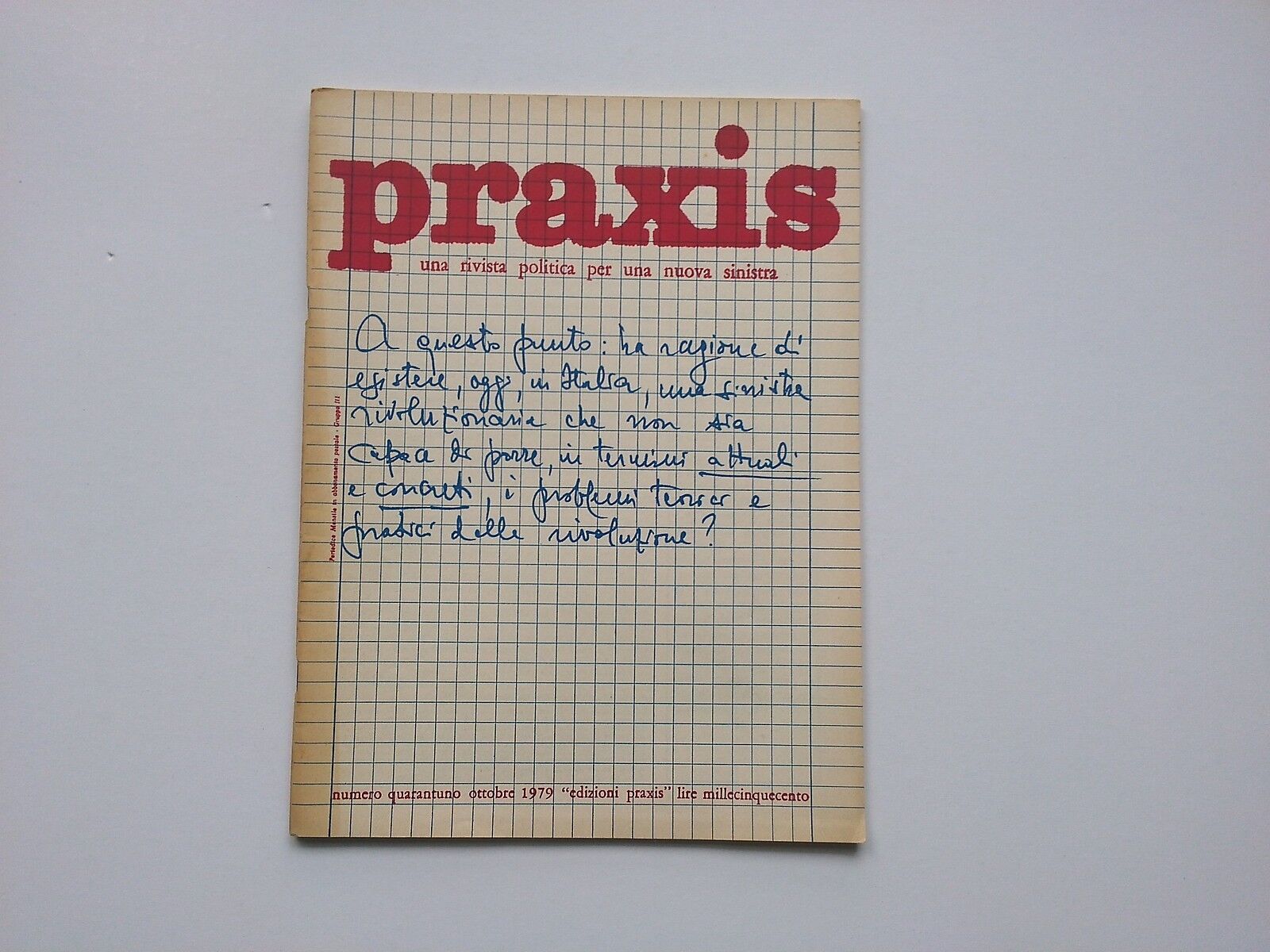 Praxis - Una rivista politica per una nuova sinistra - …