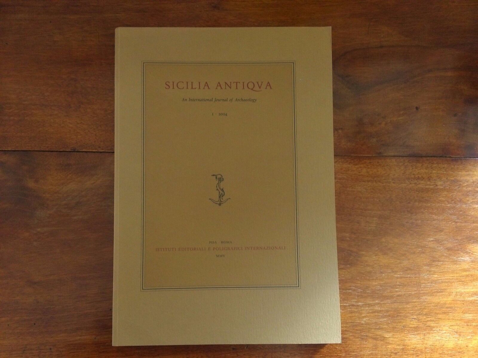 Sicilia Antiqua. An international journal of archeology. I