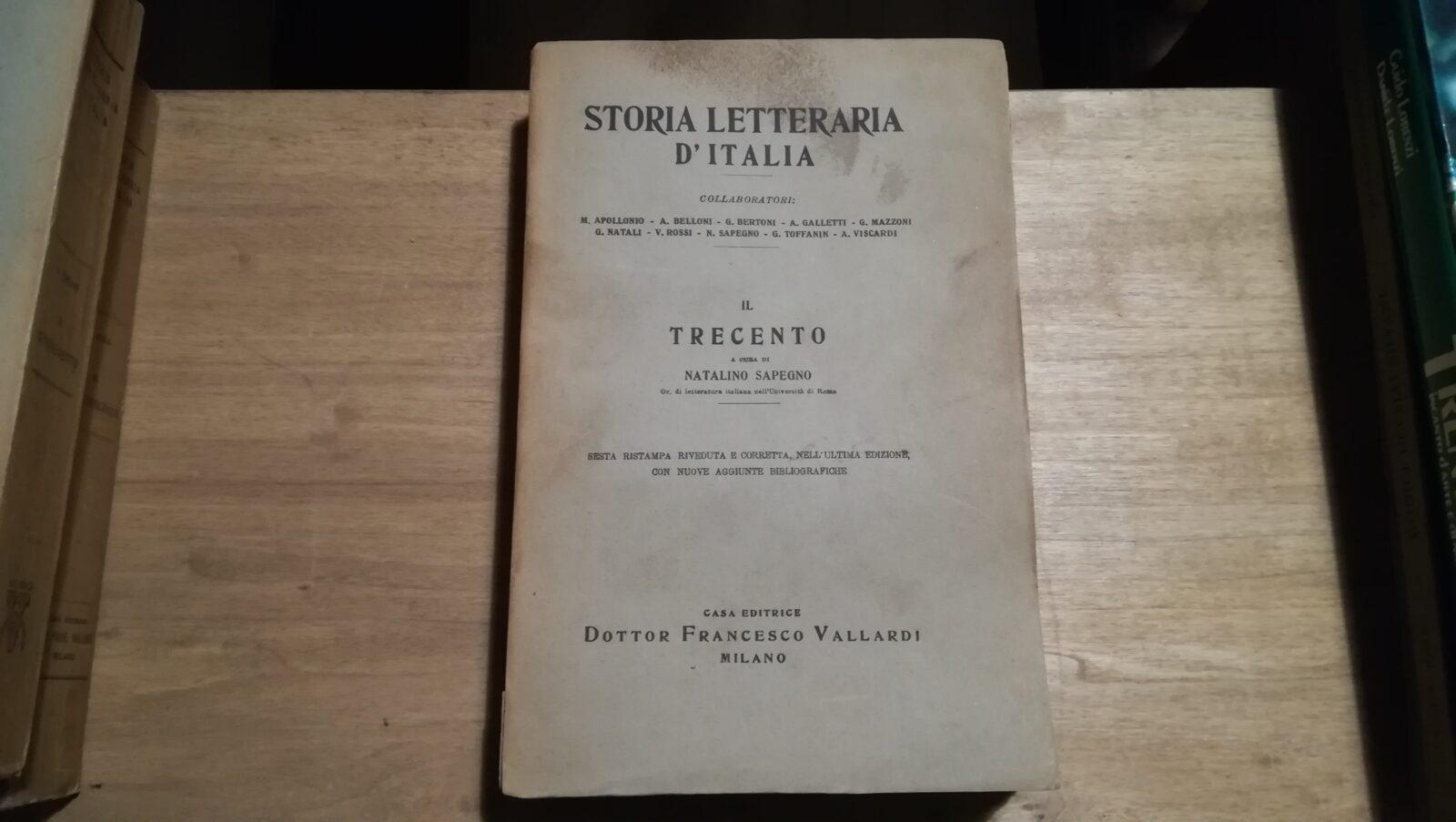 Storia letteraria d'Italia. Il Cinquecento