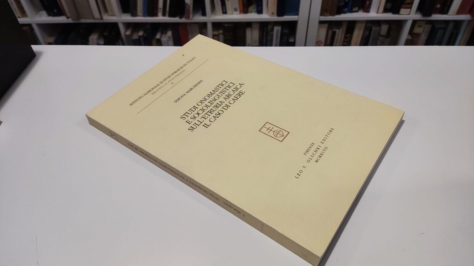 Studi onomastici e sociolinguistici sull'Etruria arcaica: il caso di Caere