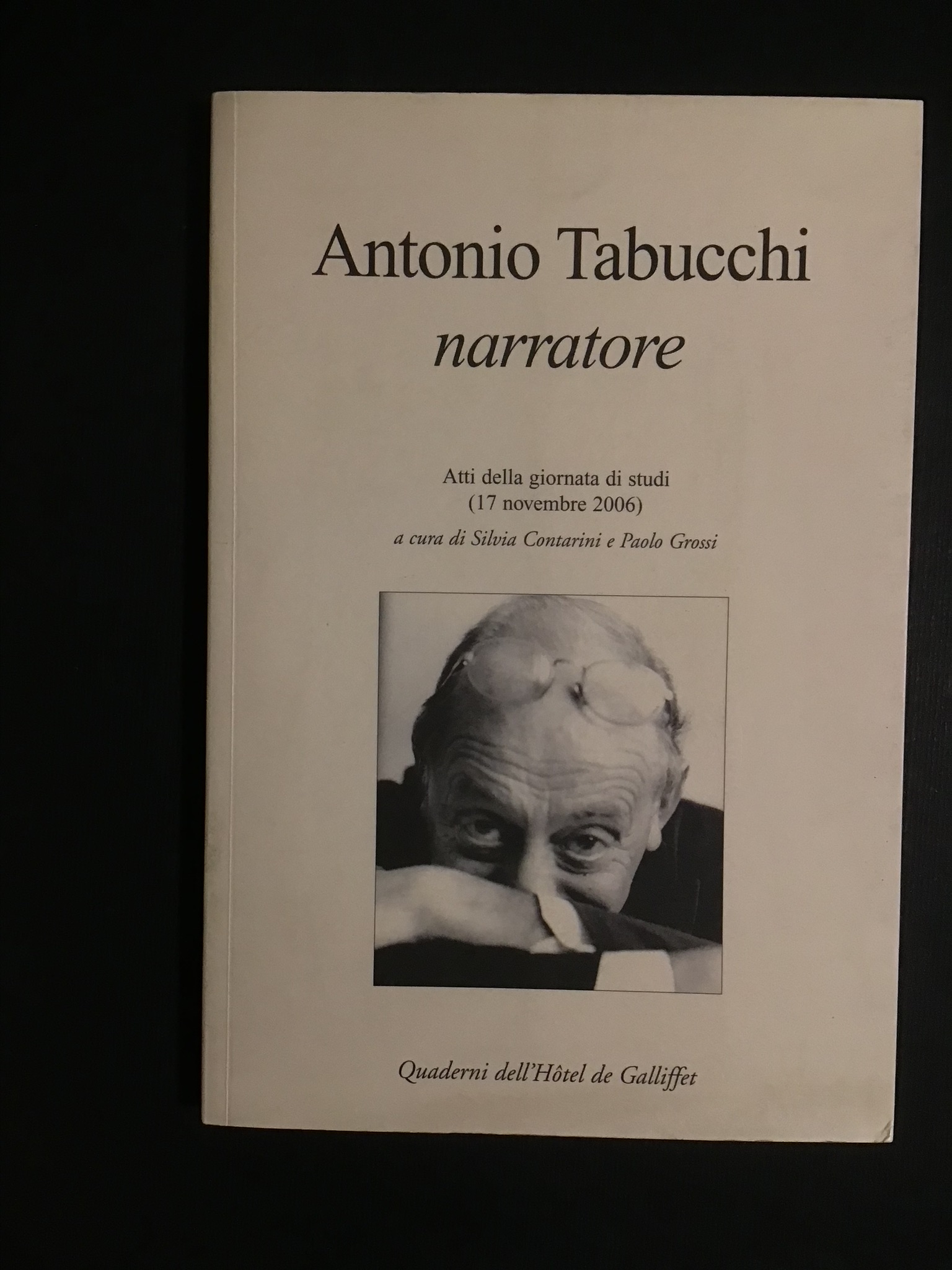 ANTONIO TABUCCHI NARRATORE