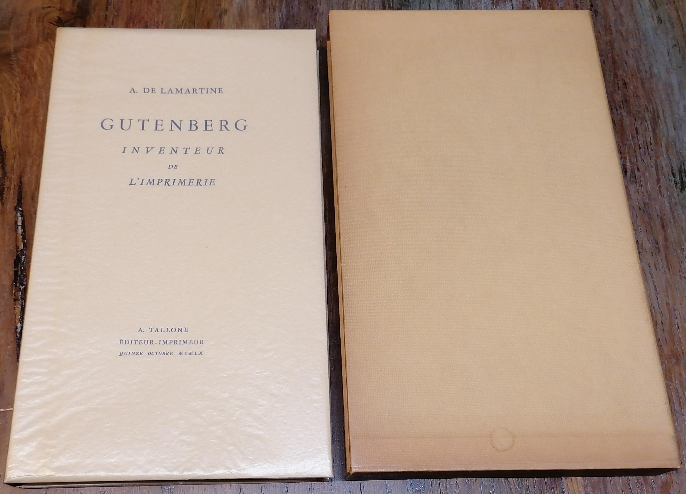 Gutenberg inventeur de l'imprimerie.