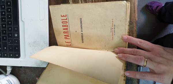 Le parabole, raccolte e annotate da Guglielmo Ferri. Prima edizione.