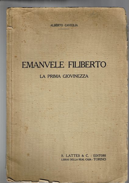 Emanuele Filiberto. La prima giovinezza (1528-1545). Estratto.