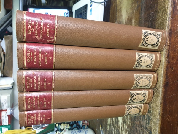 Kronijk van het historisch genootschap gevestigd te Utrecht. jaargang 1860-64. …