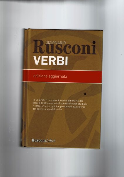 Dizionario dei verbi.