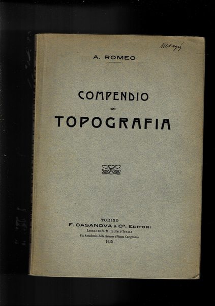 Compendio di topografia.