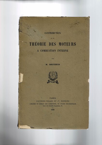 Contribution a la theorie des moteurs a combustion interne.