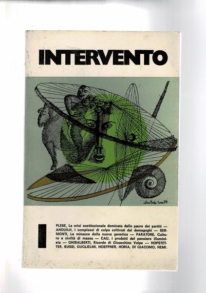 Intervento: rivista bimestrale di politica, filosofia, letteratura ecc. Disponiamo della …
