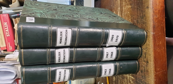 Mobilier décoration. Miscellanea di numeri derlla rivista dal 1962 al …