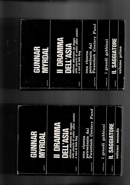 Il dramma dell'Asia, edizione abbreviata del saggio sulla povertà di …