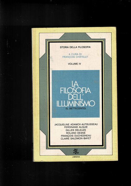Storia della filosofia vol. V°: la filosofia e la storia …